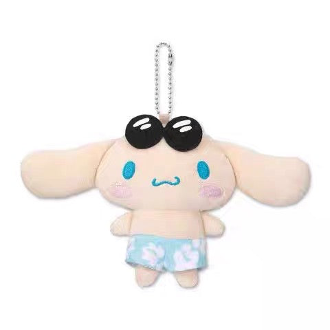 Sanrio|Avail summer tanned Mascot Holder /Plush Keychain