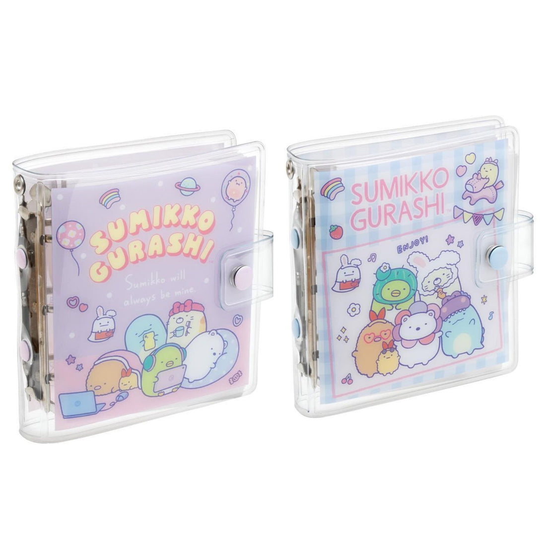 Sumikko gurashi角落生物|角落生物活页贴纸收藏小册子|约2 x 13.5 x 16.5 cm