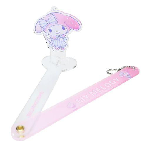 Sanrio|角色亚克力可折叠便携自拍棒挂件/包挂|約310x45x6mm