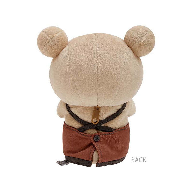 Rilakkuma轻松熊|cafe巧克力甜甜圈系列玩偶/公仔|约175 x 140 x 85 mm