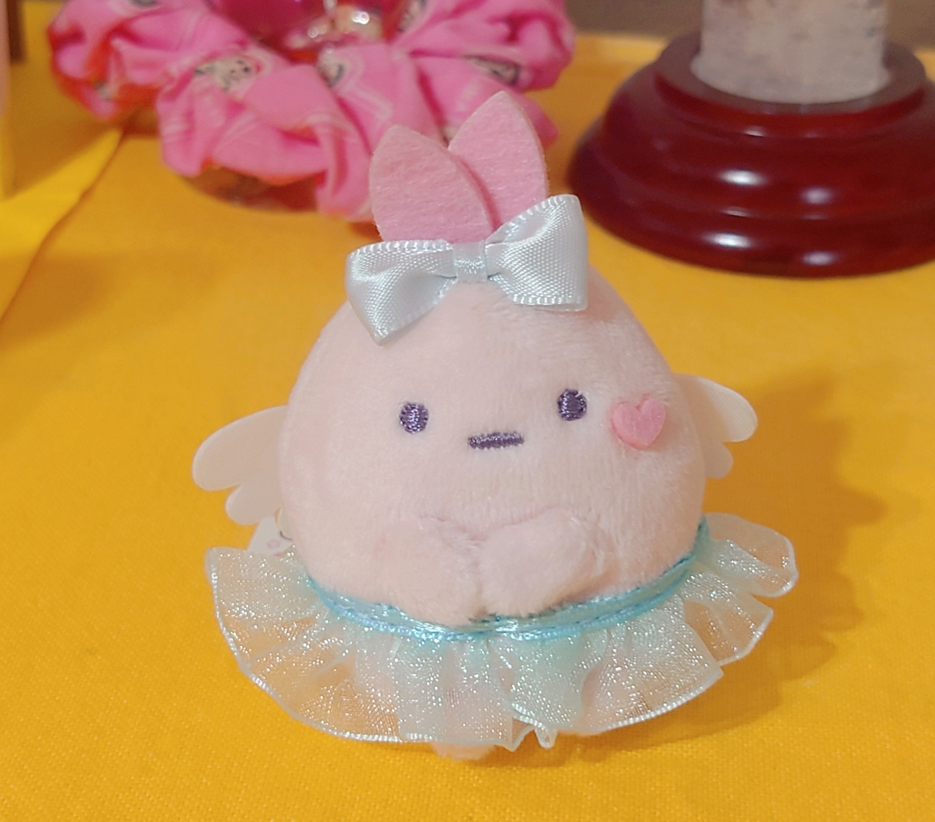 Sumikko gurashi角落生物|Angel Ebiten Idol - Tenori Plush Toy天使偶像系列角色沙包/玩偶|约H55 x W 45 x D 40 mm