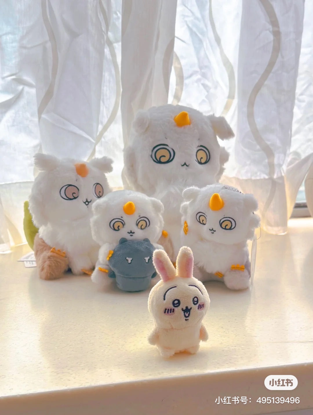 Chiikawa 吉伊卡哇|那孩子毛绒挂件/玩偶|约 H120 x W90 x D120mm