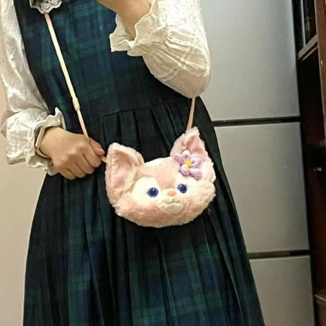 Disney HK|linabell玲娜贝儿大脸斜挎包/卡包位
