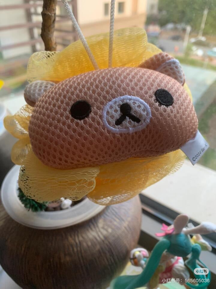 San-X|Bath Sponge可爱角色脸型沐浴球/易发泡|约150mm