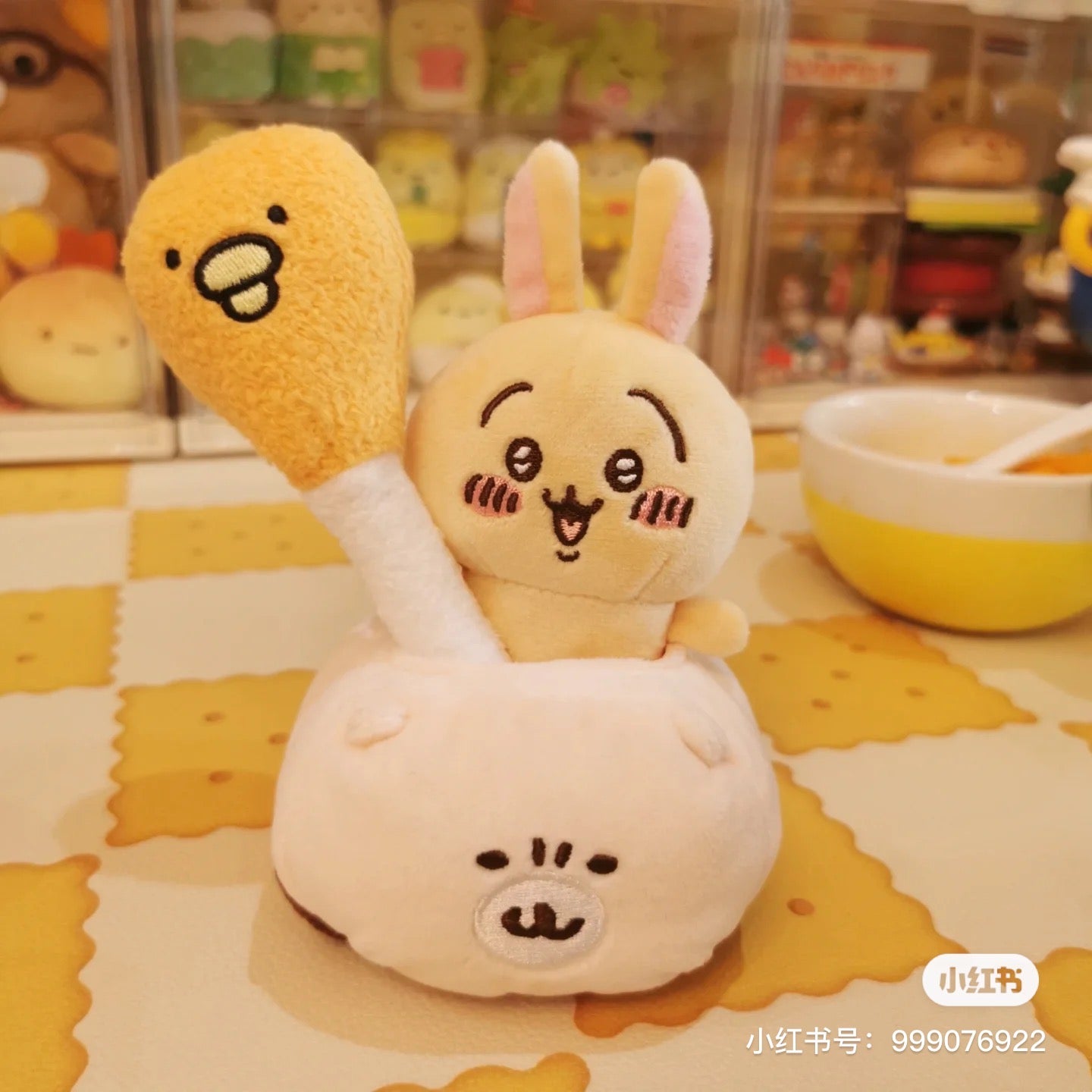 Chiikawa 吉伊卡哇|宝宝们开车玩偶/玩偶可以和汽车分开|约H110 x W90 x D100mm