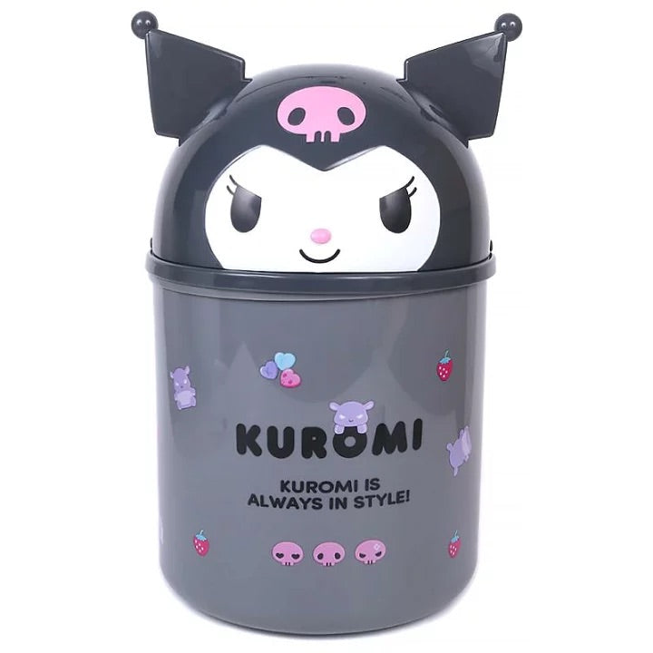 Sanrio|角色大脸收纳筒/桌面大型垃圾桶|约23×22.5×37.5cm