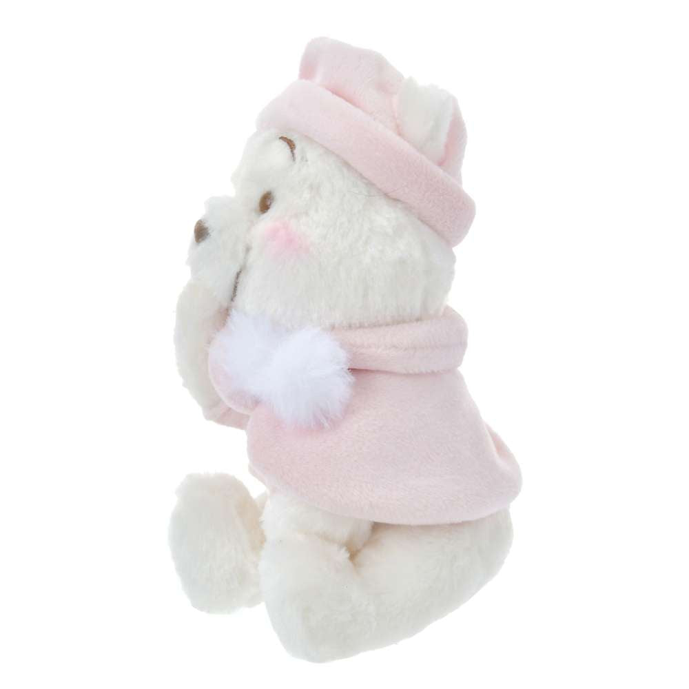 Disney迪士尼|Plush Mascot Keychain - White Pooh Fruit Latte Color东迪冬日限定水果拿铁色睡衣睡帽斗篷系列可爱角色毛绒挂件/包挂|约高 16.5 x 宽 10 x 深 9cm