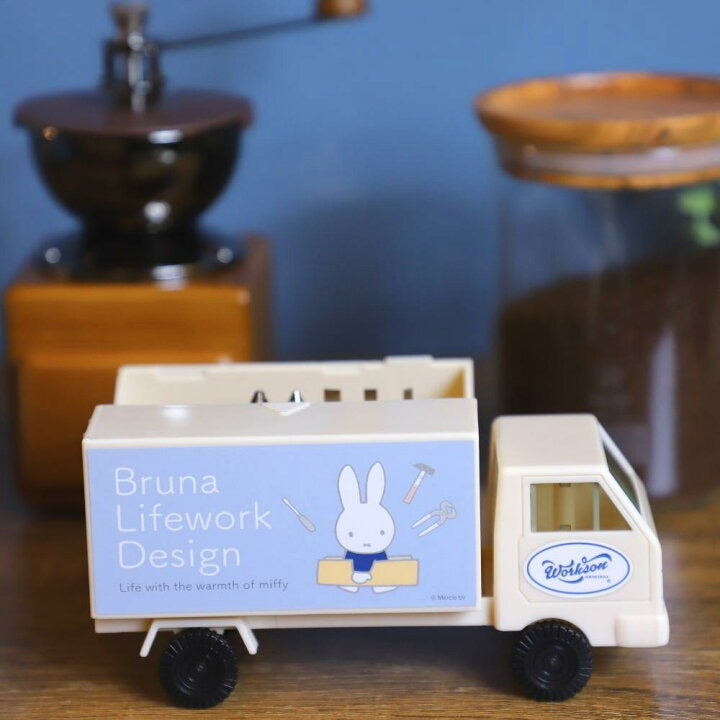 Miffy|Lifework Design Miffy Truck-shaped Toolbox|14-piece Tool Set