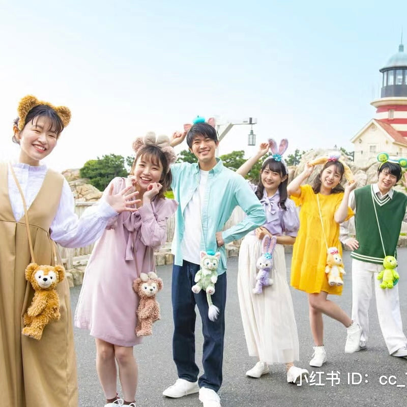 Disney|角色毛绒公仔斜挎包|高约41cm