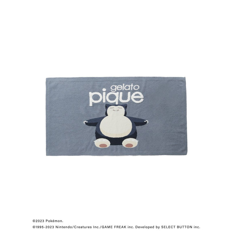 GELATO PIQUE|Gelato x Pokemon宝可梦爆款联名/卡比兽海军蓝舒适午睡毯/浴巾|75 x 120cm