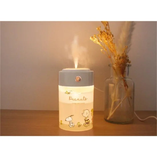 Snoopy|史努比红房子床头灯型加湿器/連続噴射時/4h、一定間隔の噴射時/6h|水容量200ml