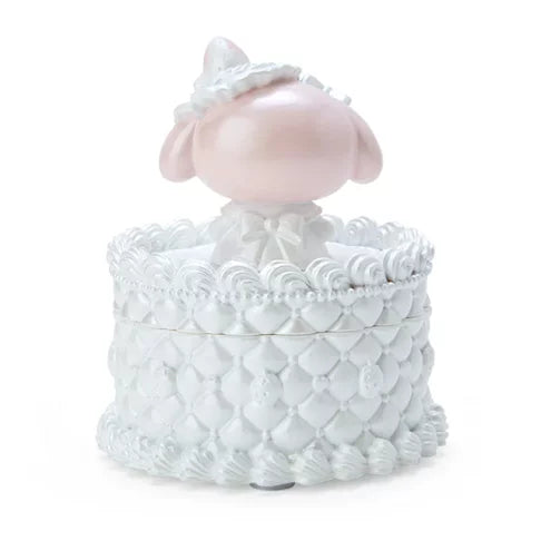 Sanrio|美乐蒂生日限定淡雪白草莓系列化妆盒|约8.5 x 8.5 x 11 cm