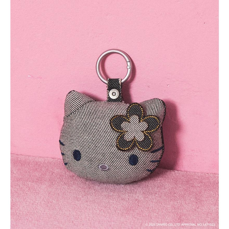 Sanrio|Hello Kitty Something Collaboration Face Mascot Keychain|12cm x 10cm x 6cm approx.