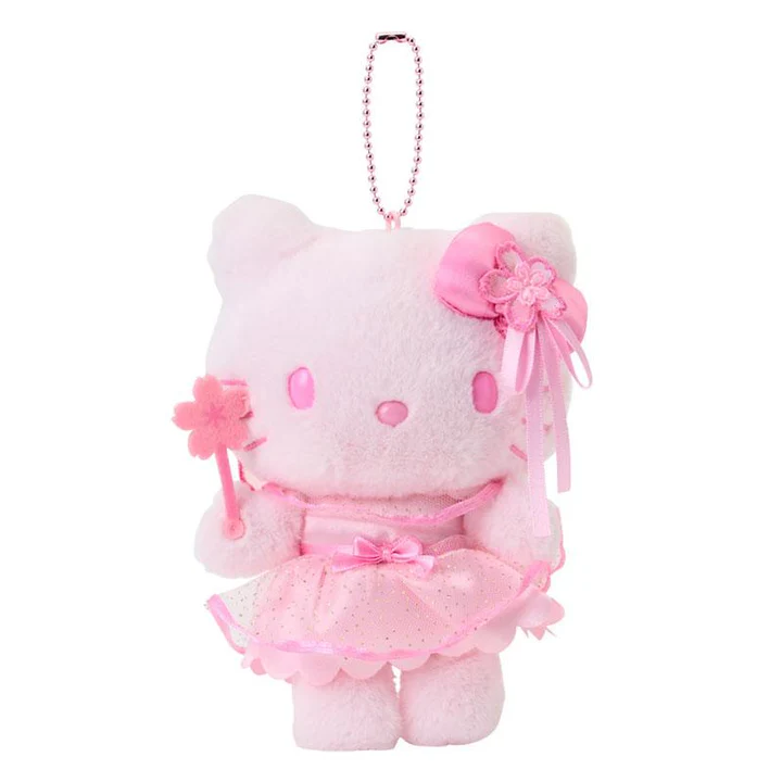 Sanrio|Sakura Cherry Blossom Fairy Flower Mascot Holder /Plush Keychain|11×8×14cm approx.