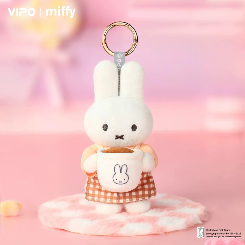 Vipo Miffy Bakery Series Plush Keychains Blind Box