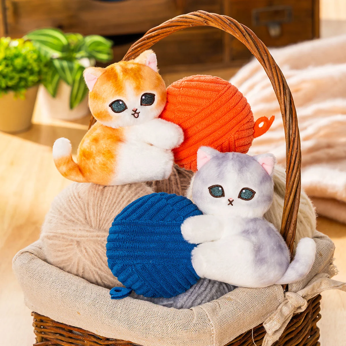 mofusand|plush toy attached yarn measuring tape|120×150×60mm approx.