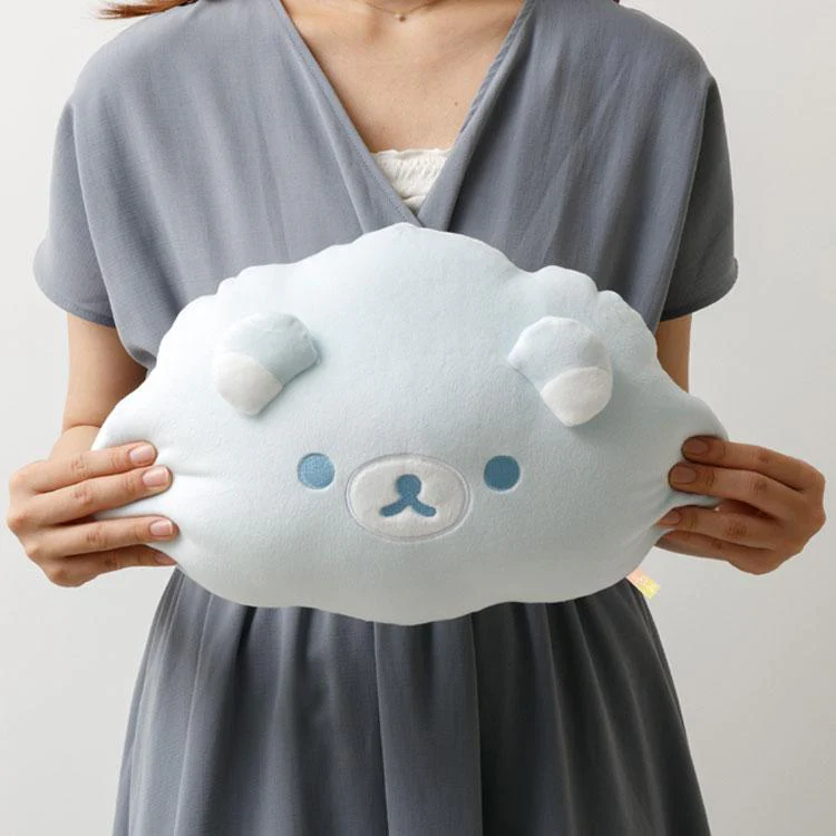 Rilakkuma|Rainy Day to Sunny Cloud Die-cut Cushion/ Kiiroitori & Rilakkuma|250×370×100mm approx.