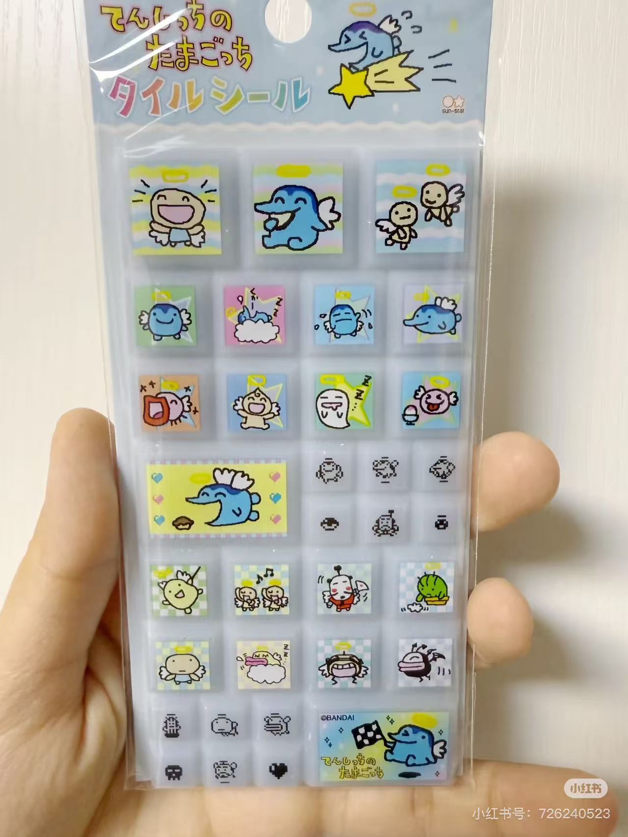 Tamagotchi|Tile Stickers|65mm W x 130mm H x 3mm D approx.