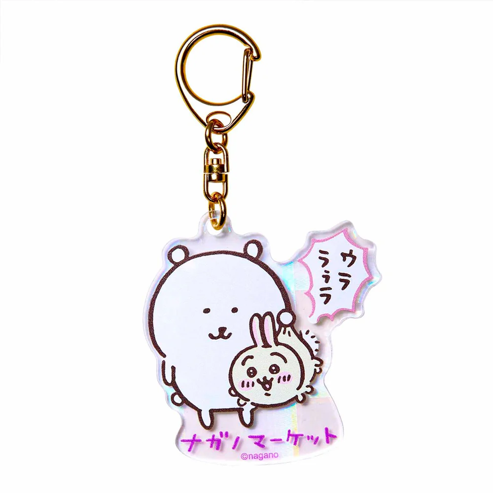 Nagano|Market Hologram AcrylKey ring/Keychain| H60×W60×D30mm Approx.