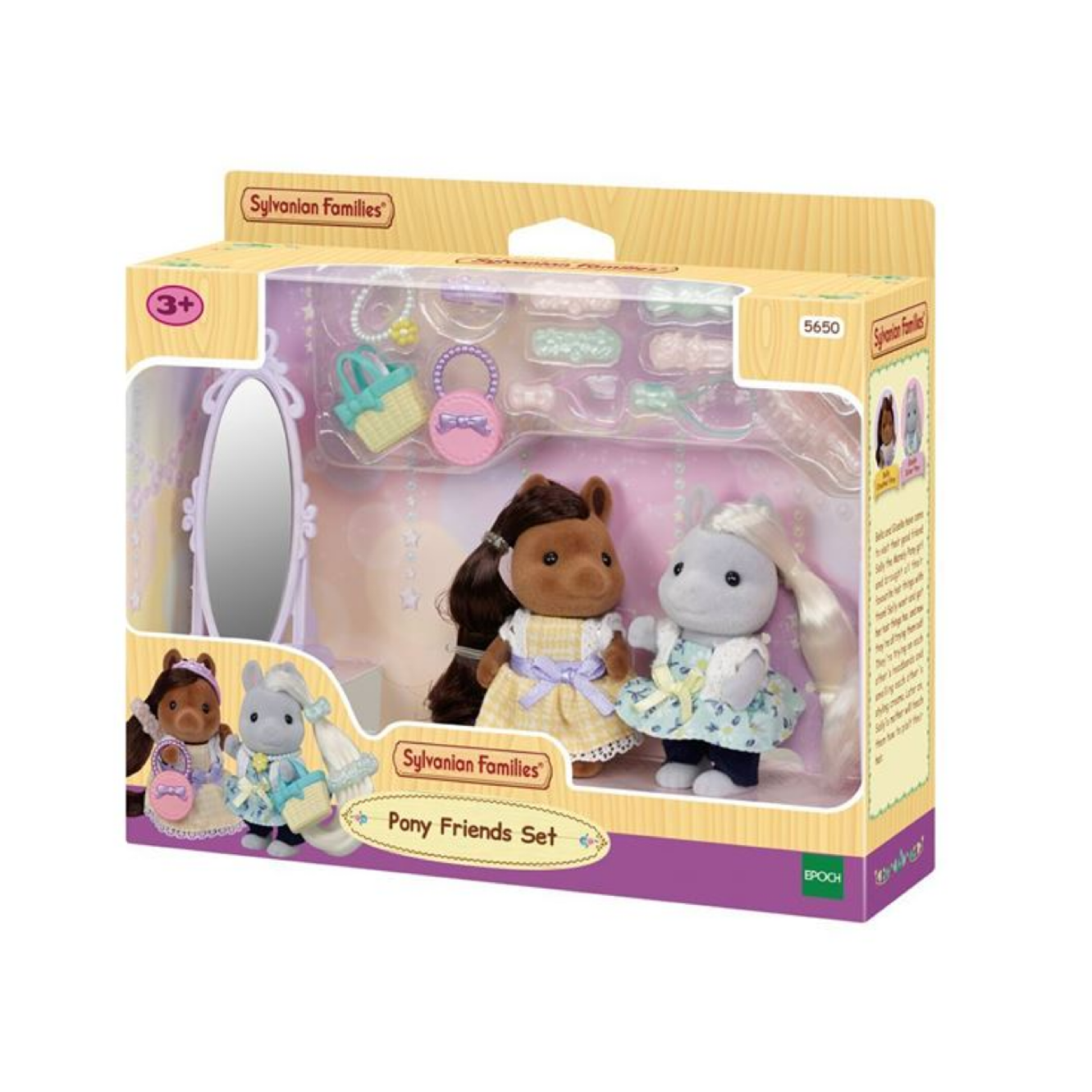 SylvanianFamilies森贝儿家族|Pony Friends Set 小马和朋友们美发套组/玩具/过家家5650