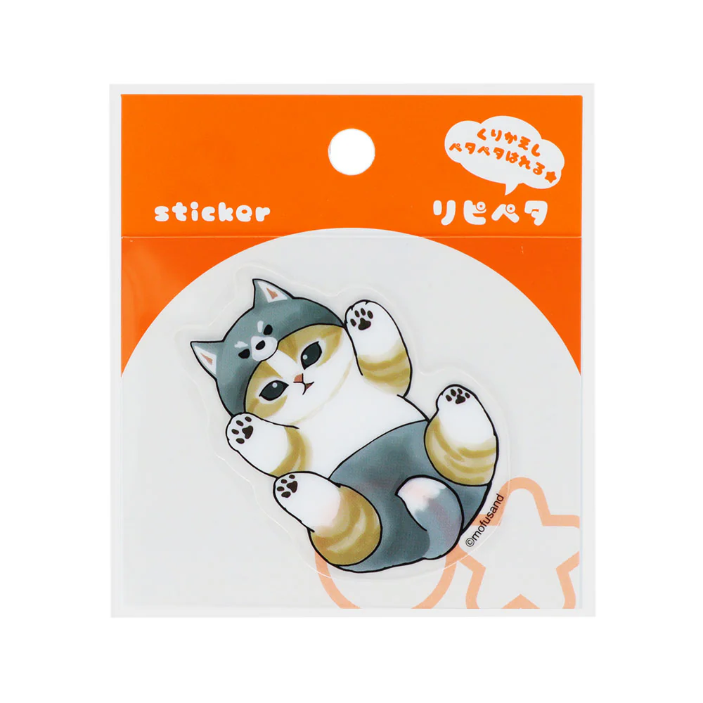 Mofusand| Meow Pants! Sticker|H65 x W80 x D0.3mm approx.