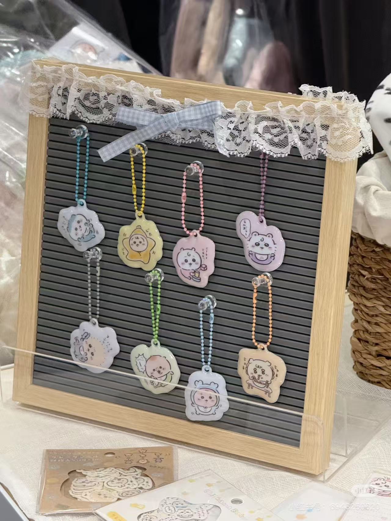 Chiikawa|Baby Trading PVC Puffy Keychain mystery bag/blind box/All 8 types|1pcs