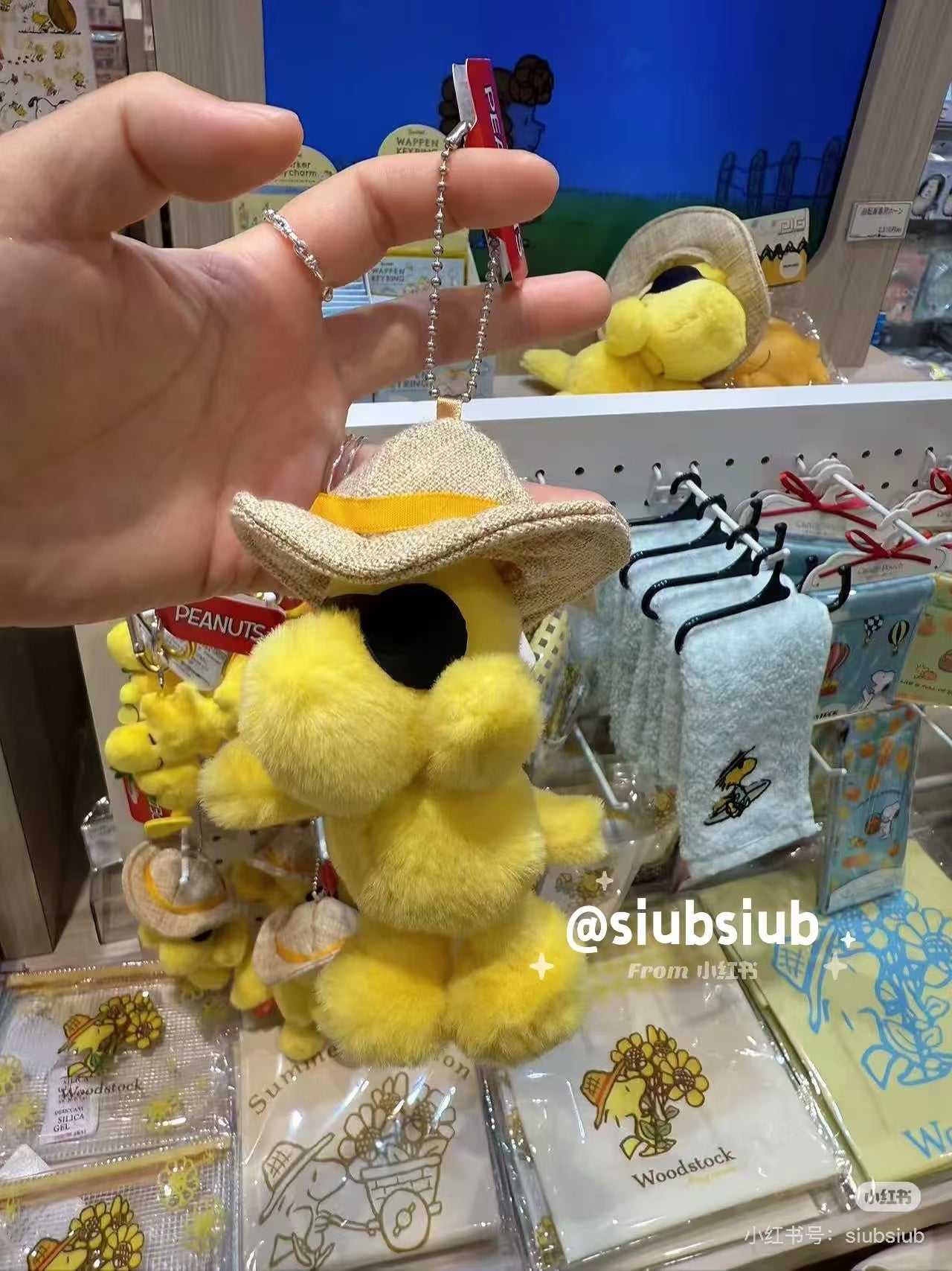 Snoopy|Peanuts Mascot Holder /Plush Keychain|13cm×11cm×4cm approx.