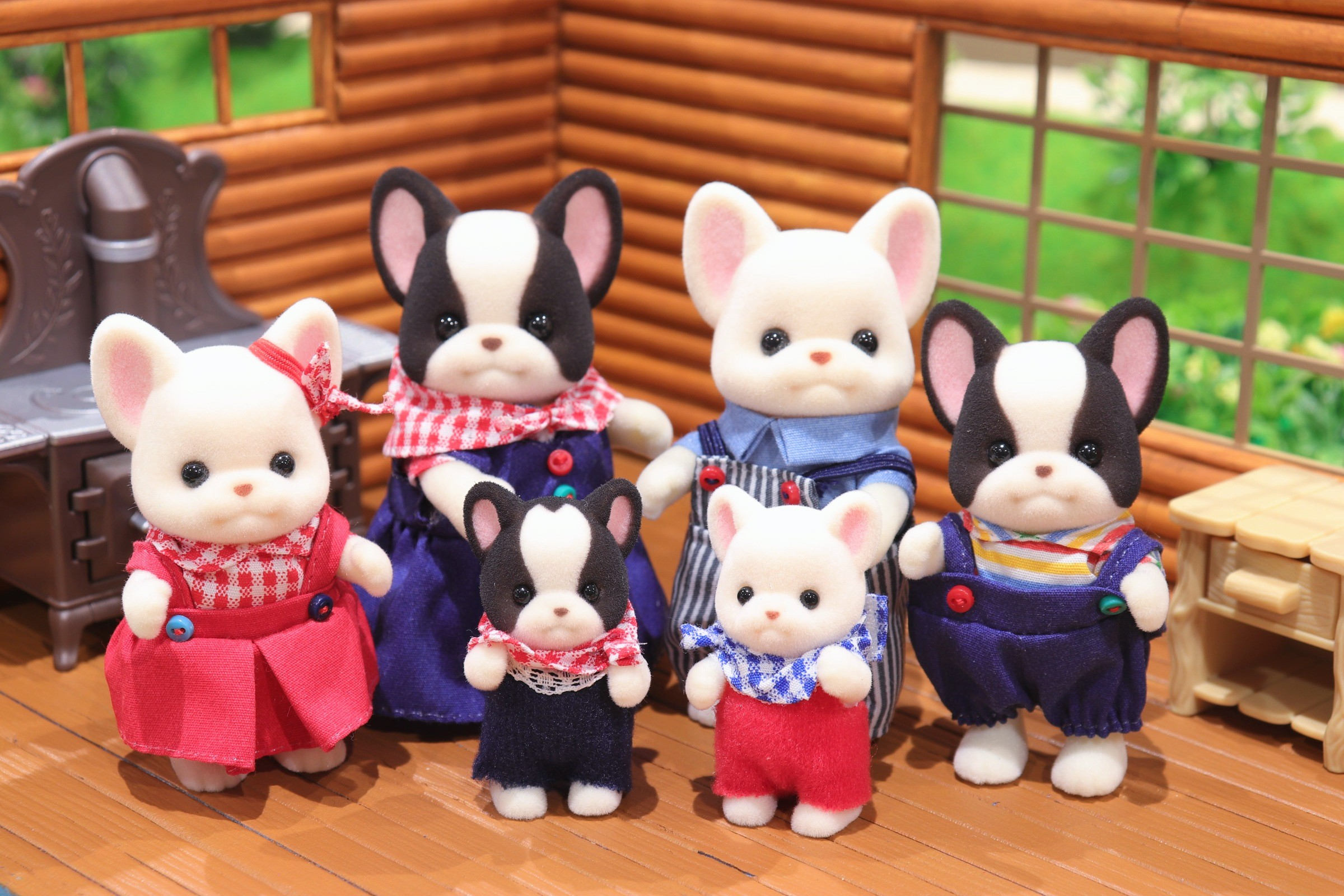 【limit 1】SylvanianFamilies|French Bulldog Family Set