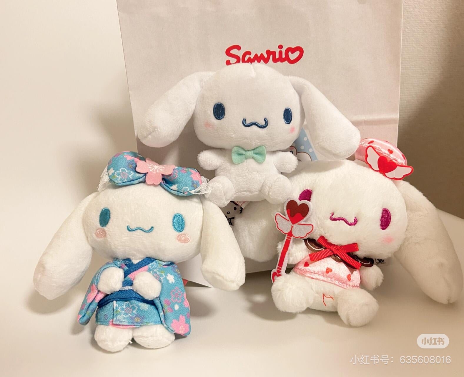 Sanrio三丽鸥|Characters Magical Heart魔法之心系列权杖粉色爱心毛绒玩偶挂件/包挂|约H15 x W14 x D11cm