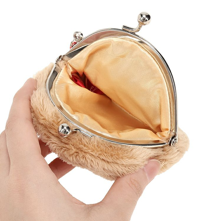 Monchhichi|Character Purse/pouch|H9.7 x W10 x D1.5cm approx.