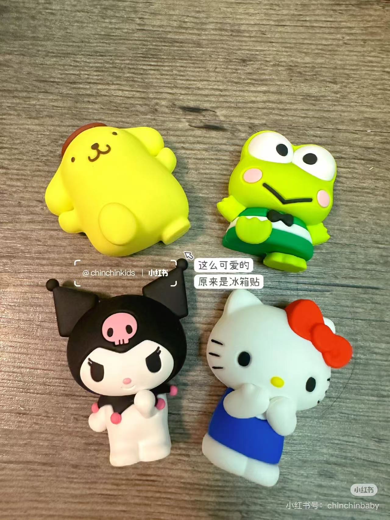 Sanrio|Mascot Magnet| 4.3×2.5×5.3cm approx.