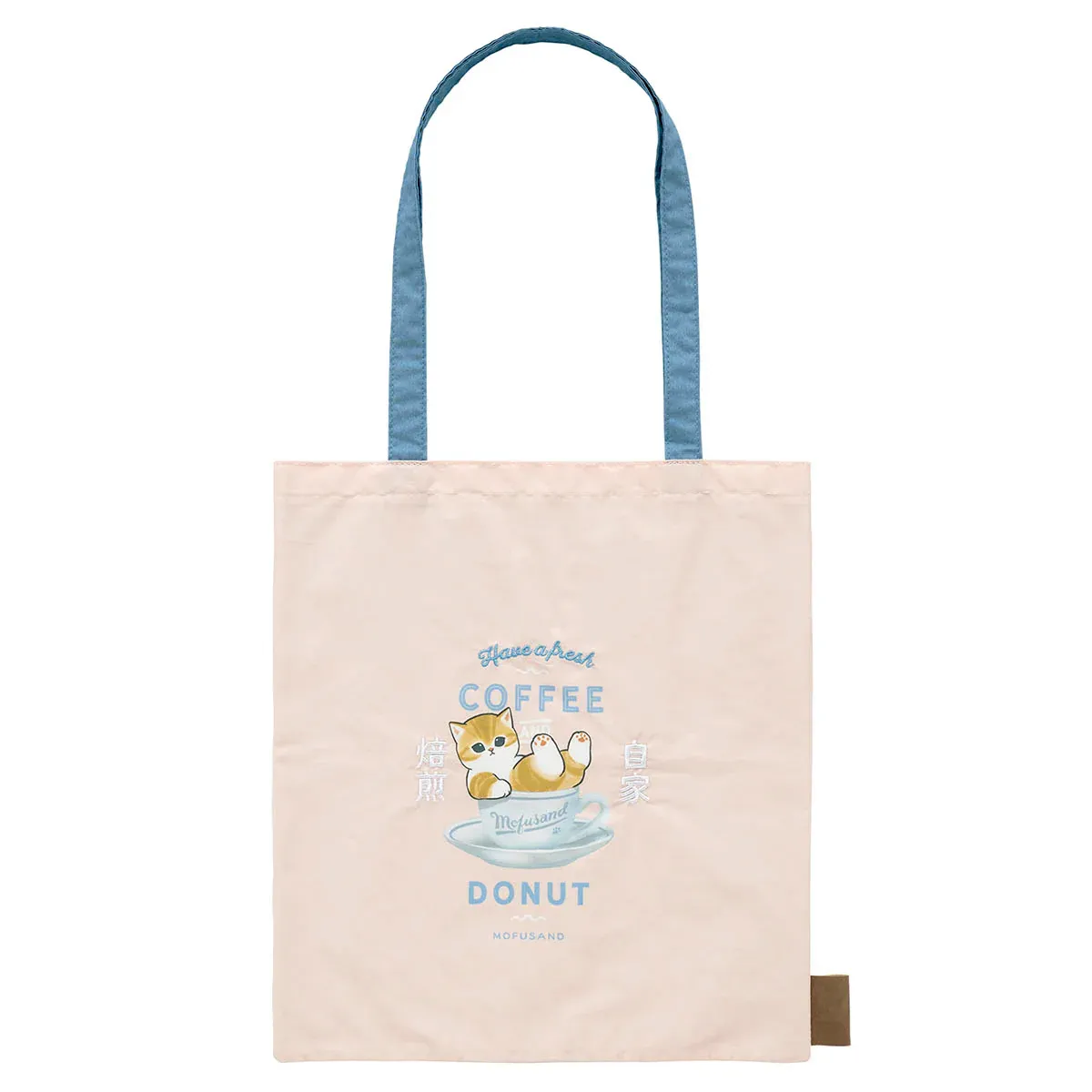 Mofusand|Coffee And Donuts Cat Tote Bag|390×360mm approx.