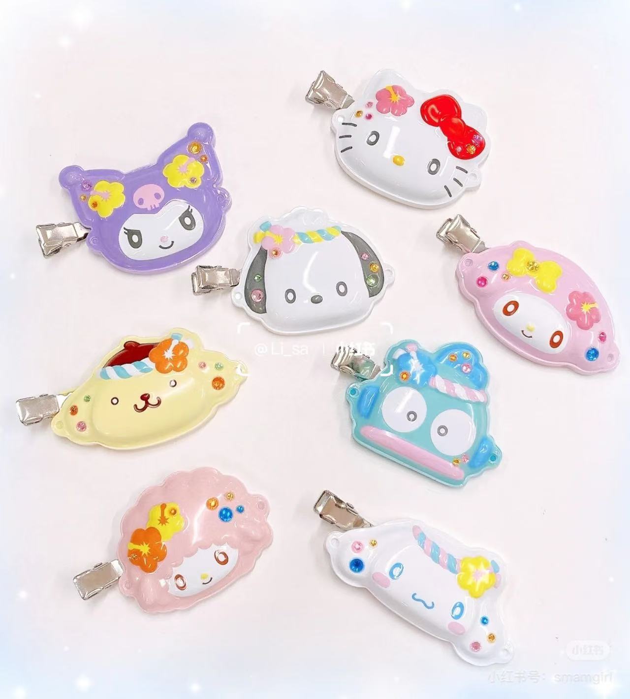 【limit 2】Sanrio|Summer Festival Bangs Clip mystery bag/blind box/All 8 types|1pcs