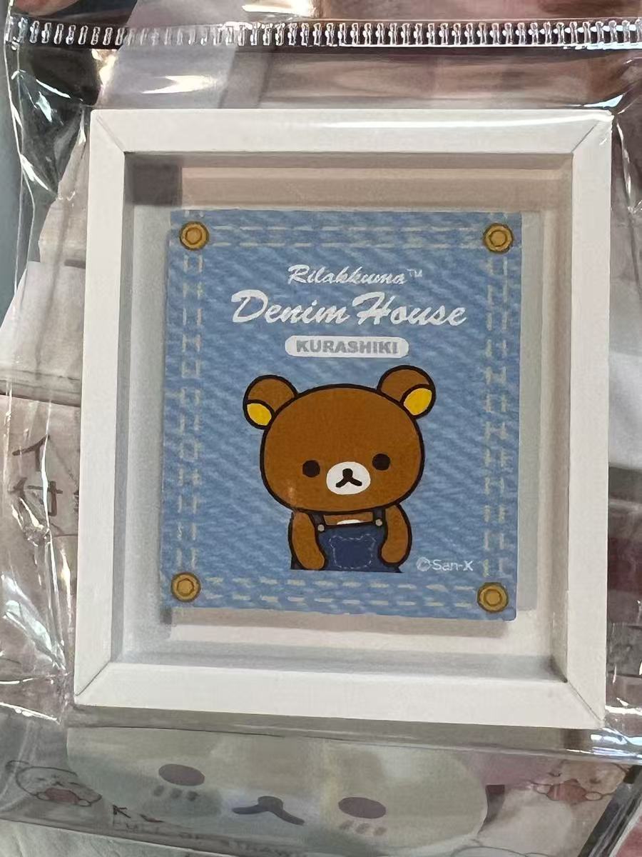 Rilakkuma|Kurashiki Denim House Mini Magnet|1 piece