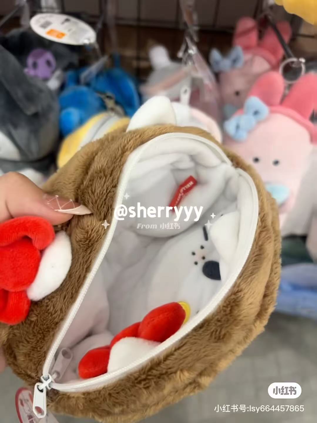 Monchhichi|Hello Kitty Pen Pouch Pen Case|H103 x W173 x D45mm approx.