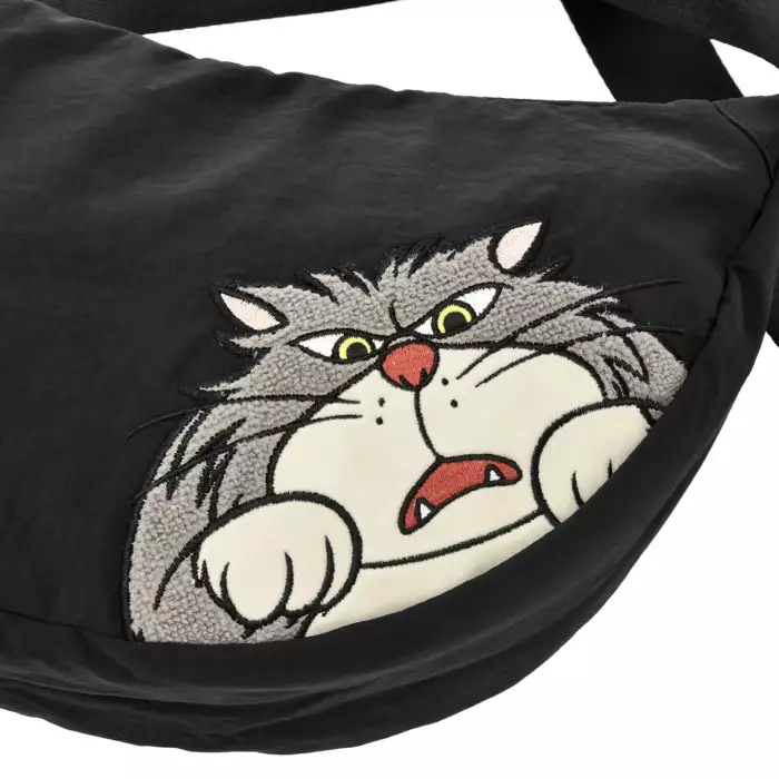 Disney| 2025 CAT DAY Cinderella Lucifer&Jack shoulder bag with pouch