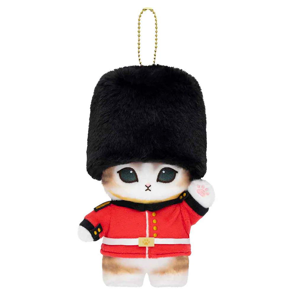 Mofusand|Mofumofu Journey Royal Guard Mascot Holder /Plush Keychain|H150 x W135 x D90mm approx.