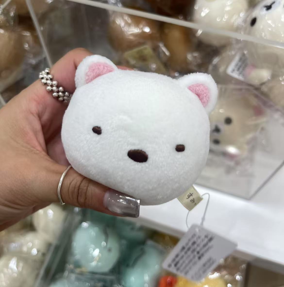 Sumikko gurashi|Round and Rolling Face Tenori Plush|SS/65×65×65mm approx.