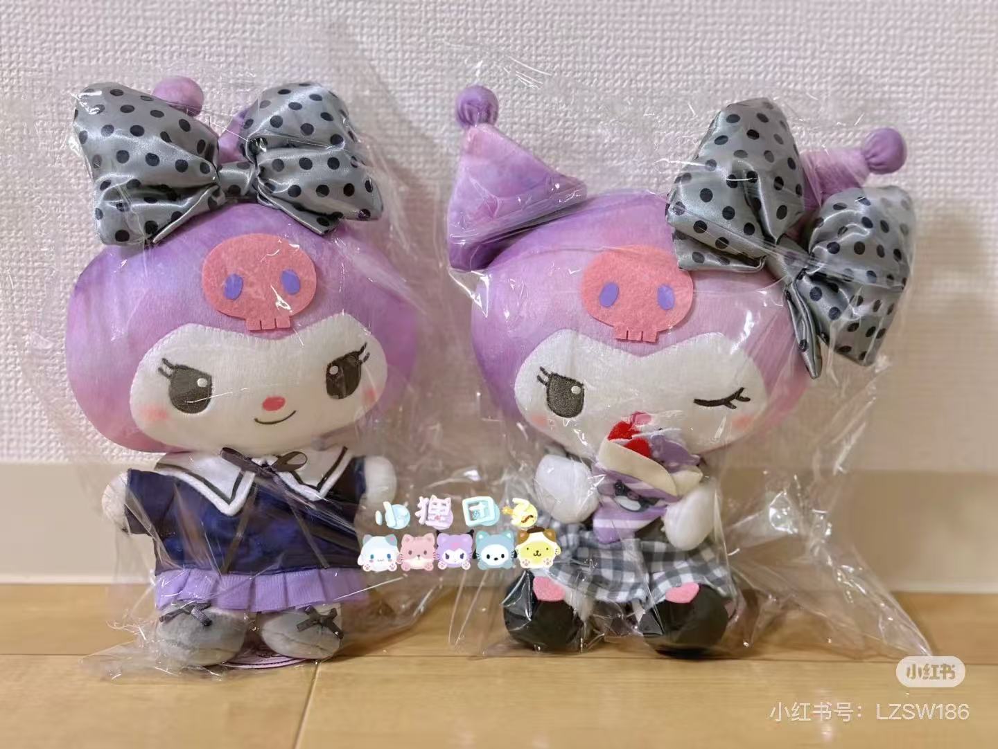 Sanrio|Kthings Kuromi Cherry Lolita Plush Dolls/Plush Toy|200mm x 110mm x 80mm approx.