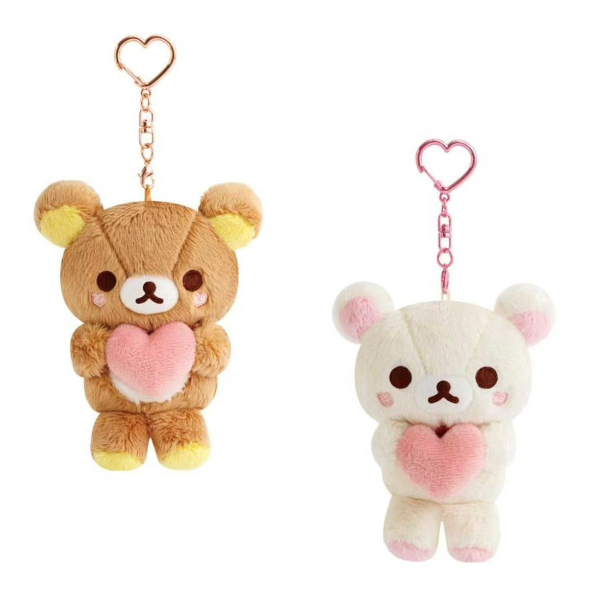 Sanx|Universe "Heart" Rilakkuma Mascot Holder /Plush Keychain|H100 x W85 x D50mm approx.