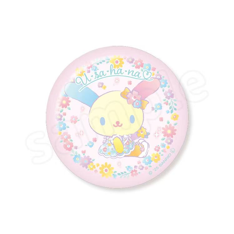Sanrio|kthings Usahana Birthday Tin Badge