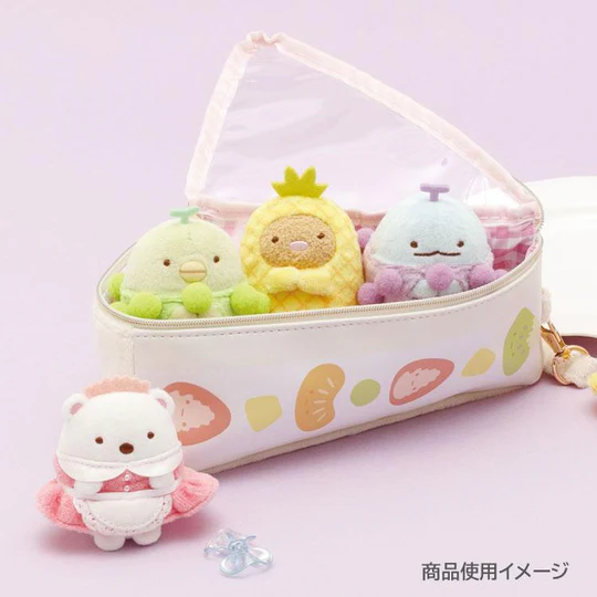 Sumikko gurashi|Fruit Parlor Fruit Sandwich Style Sumicolle Pouch|150×135×75mm approx.
