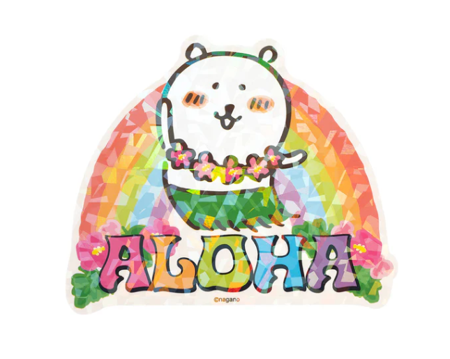 Nagano|Characters Hologram Large Sticker|H68 x W126mm approx.