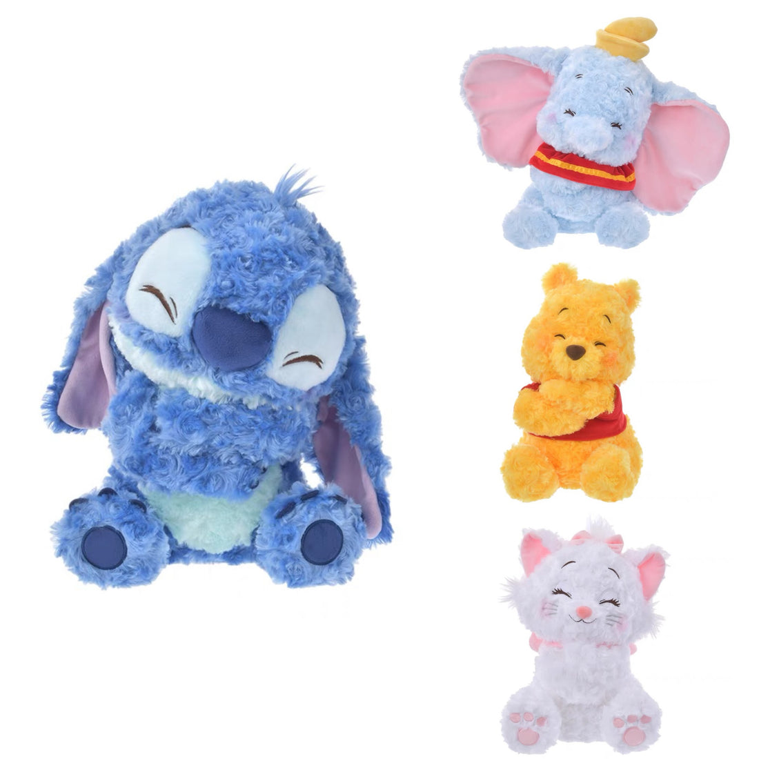 Disney|东迪眯眯眼抱抱你系列/卷毛玫瑰绒公仔/玩偶|約35×35×27cm