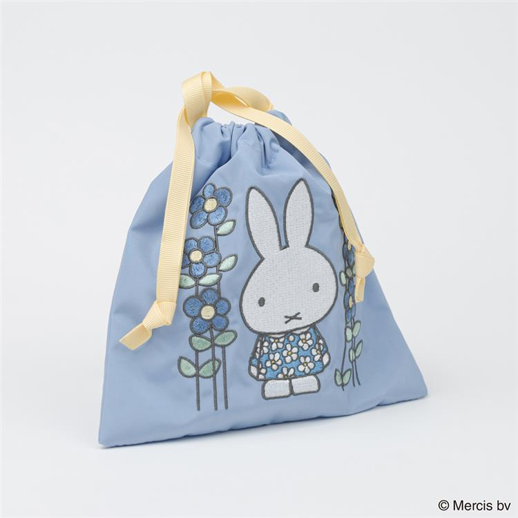 Miffy|EMBROIDERY DRAWSTRING BAG |180×180mm approx.