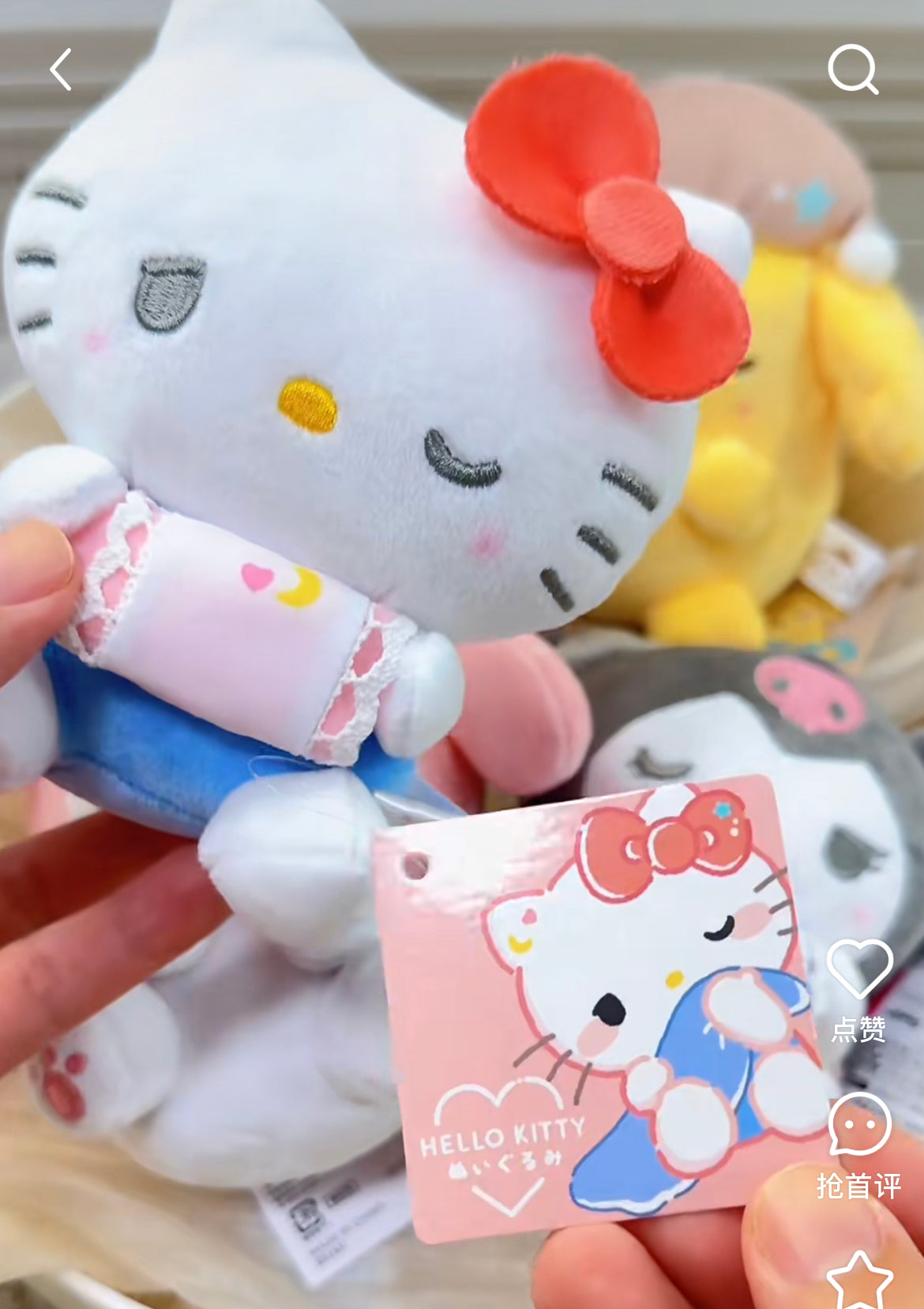 Sanrio|Crux pajamas Plush Dolls/Plush Toy|150×160×80mm approx.