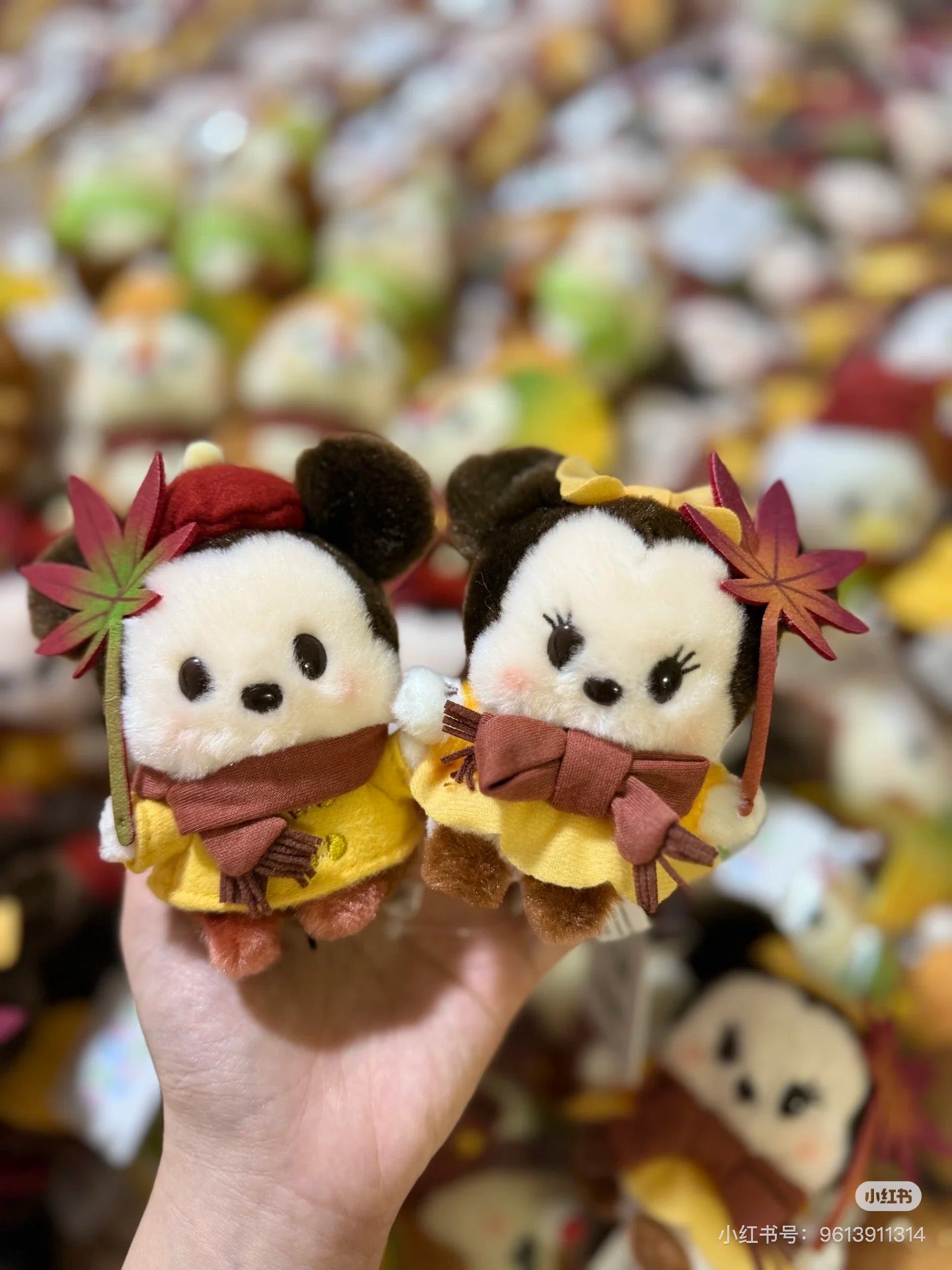 Disney|Autumn Urupocha-chan Plush Dolls/Plush Toy|13.5×9.5×6(cm) approx.
