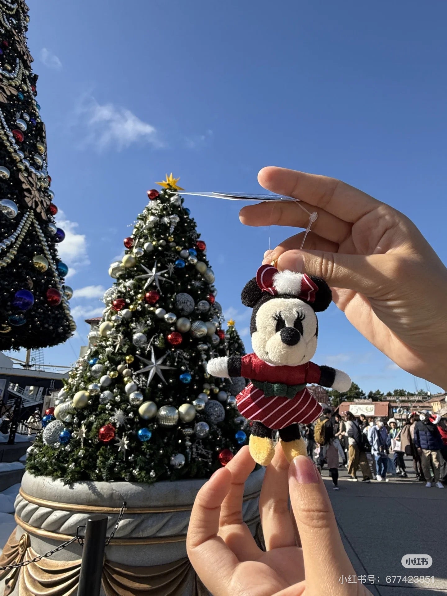 Disney迪士尼|东迪2024圣诞限定 mini毛绒挂件/吊坠/拉链头/手机扣