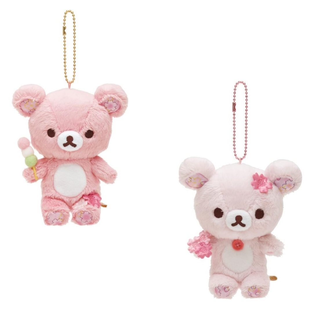 Rilakkuma|Sakura Collectible Cherry Blossom Mascot Holder /Plush Keychain|120×95×50mm approx.✔️