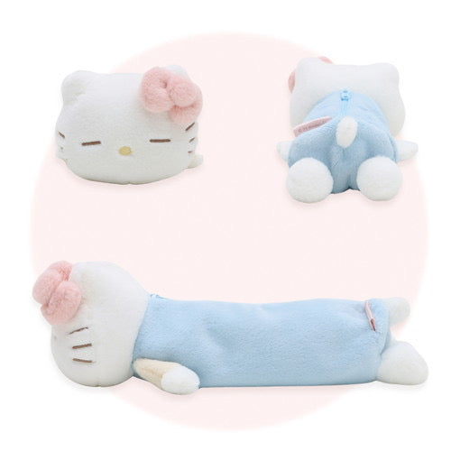 Sanrio|角色毛茸茸笔袋/化妆包/收纳包|約H9.5×W12×D25.5cm